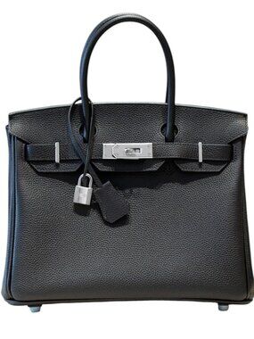 The Ellington 30 - Noir | Black - Top Handle Satchel Bag